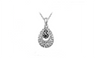 Crystal Pendants Necklaces Water Drop Austrian Rhinestone Necklaces