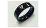 Fashion Signet Black Titanium Stainless Steel Band Ring (8,9,10)