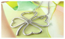 Elegant OL Temperament Clover Pendant Necklace