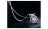 White Gold Plated Vintage Wedding Chain Necklace For Women