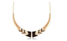 New Vintage Alloy Crescent Personality Choker Engagement Wedding Women's Gold Color Choker Necklace
