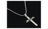 Jesus Cross Pendant Bead Chain Necklace For Both Men Women