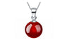 Jewelry Red Ball Necklace Fashion Natural Stone Pendants For Women