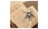 Vintage Silver Plated Starfish Long Pendant Sweater Chain Necklace Ladies New Wedding Jewelry Necklaces