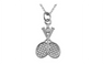 New Personality Alloy Sport Tennis Racket Pendant Necklaces