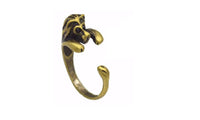 Antique Bronze Plated Punk Lion Animal Lucky Ring (Adjustable) - sparklingselections