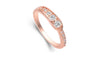 Fashion Cubic Zirconia Rose Gold Color Ring