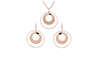 Gold Color Round Jewelry Sets
