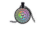 Crystal Handmade Print Picture Pendant Necklaces