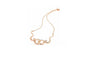 Zircon Gold-Color Summer Snake Pendant Necklace