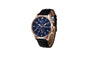 Leather Band Analog Alloy Quartz Wrist Watch