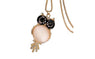 Crystal Owl Zircon Long Chain Necklace For Women