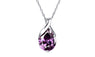 Brazilian Tear Drop Shaped Pendant Necklace