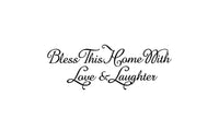 Bless This Home Removable Room wall stickers - sparklingselections