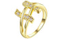 Fashion Gold Color Engagement Ring