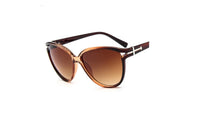 Gradient Points Oversized Frame Sun Glasses - sparklingselections