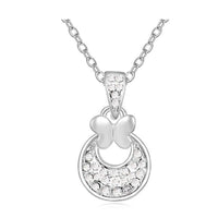 Fashion Butterfly Crystal Pendant Necklace for Women - sparklingselections
