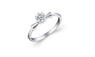 Fashion Silver Plated Flower Ring for Women