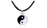 New YinYang Collier Leather Pendant Necklace for Women