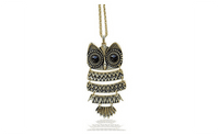 Fashion Vintage Owl Necklace Jewelry for Women !Statement Necklace - sparklingselections