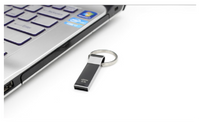New USB 16GB  Waterproof Metal Silver Pen Drive